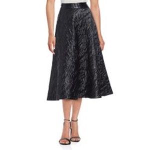 NWT Teri Jon Textured A-line Skirt
